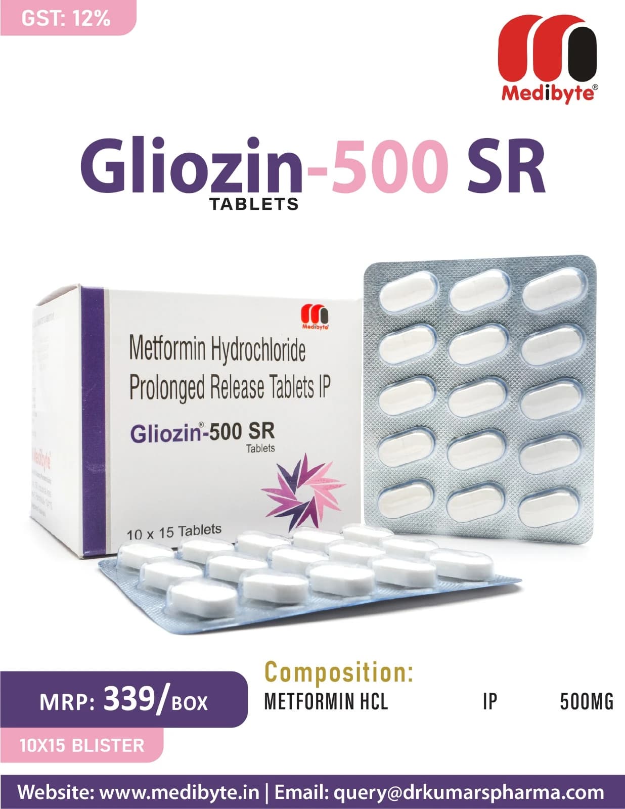 Gliozin 500 SR (Blister
10x15)